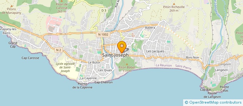 localisation de l'entreprise MONSIEUR NICOLAS MUSSARD à SAINT-JOSEPH
