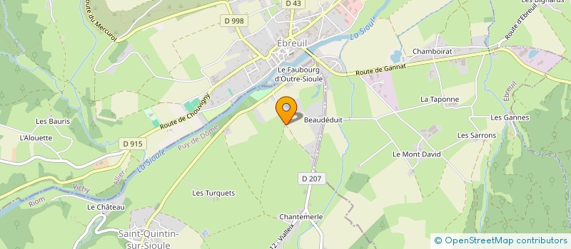 localisation de l'entreprise MONSIEUR NICOLAS MUTEL à SAINT-QUINTIN-SUR-SIOULE