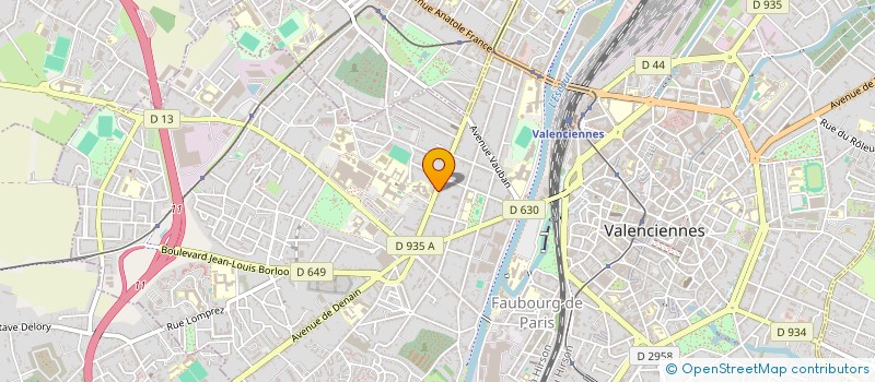 localisation de l'entreprise MONSIEUR NICOLAS MUTEL  VALENCIENNES