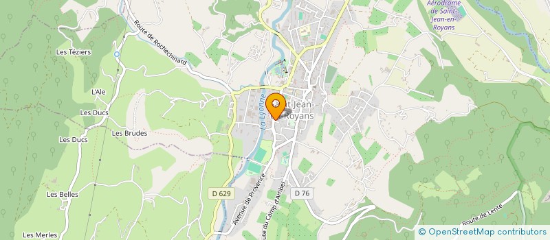 localisation de l'entreprise MONSIEUR NICOLAS MYLLE  SAINT-JEAN-EN-ROYANS