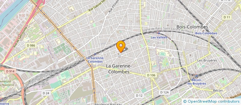 localisation de l'entreprise MONSIEUR NICOLAS NABOT à LA GARENNE-COLOMBES