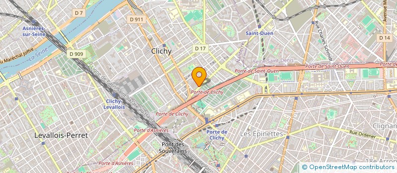 localisation de l'entreprise MONSIEUR NICOLAS NADO à CLICHY