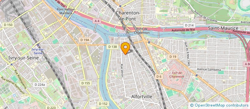 localisation de l'entreprise MONSIEUR NICOLAS NAIGEON à ALFORTVILLE