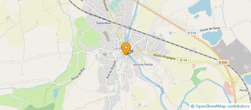 localisation de l'entreprise MONSIEUR NICOLAS NANGIS à SAVERDUN