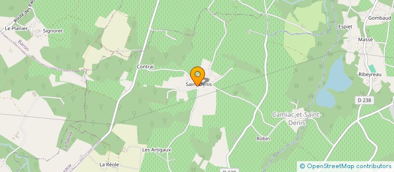 localisation de l'entreprise MONSIEUR NICOLAS NARDOU  CAMIAC-ET-SAINT-DENIS