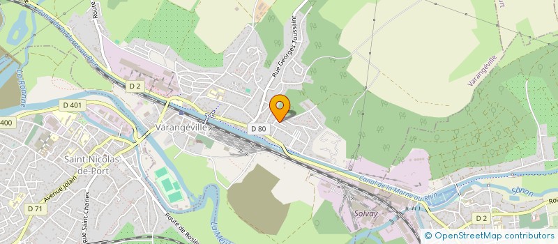 localisation de l'entreprise MONSIEUR NICOLAS NARLOCH  VARANGEVILLE