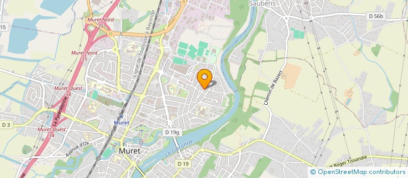 localisation de l'entreprise MONSIEUR NICOLAS NATIVEL  MURET