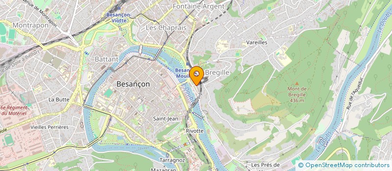 localisation de l'entreprise MONSIEUR NICOLAS NESSE  BESANCON