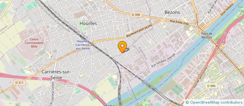 localisation de l'entreprise MONSIEUR NICOLAS NETTOUR  CARRIERES-SUR-SEINE