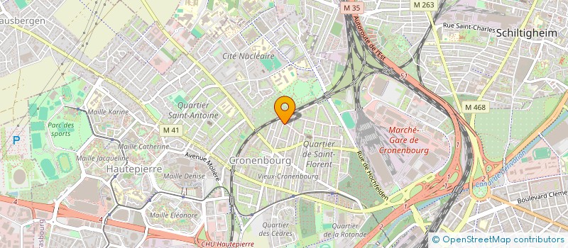 localisation de l'entreprise MONSIEUR NICOLAS NEU à STRASBOURG