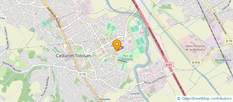 localisation de l'entreprise MONSIEUR NICOLAS NEVEU à CASTANET-TOLOSAN