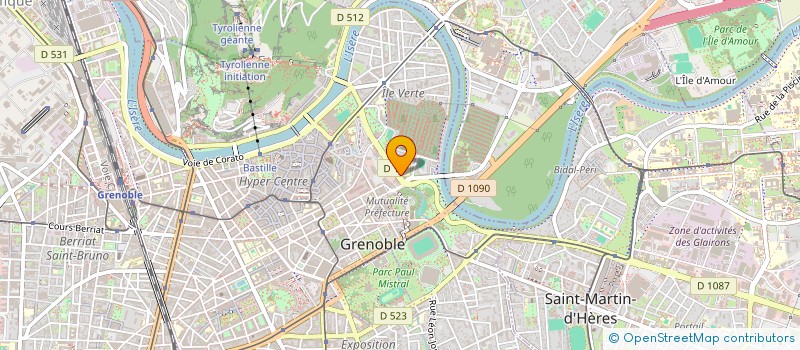 localisation de l'entreprise MONSIEUR NICOLAS NEVEU à GRENOBLE
