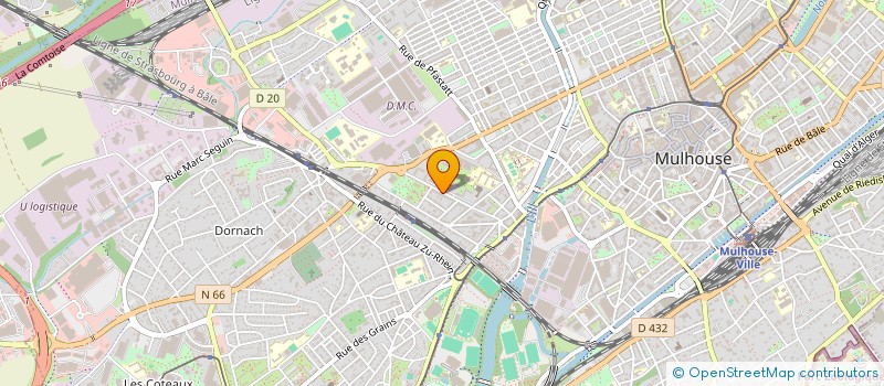 localisation de l'entreprise MONSIEUR NICOLAS NGO MANYIN  ILLZACH