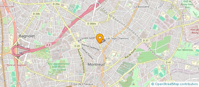 localisation de l'entreprise MONSIEUR NICOLAS NGUYEN à MONTREUIL