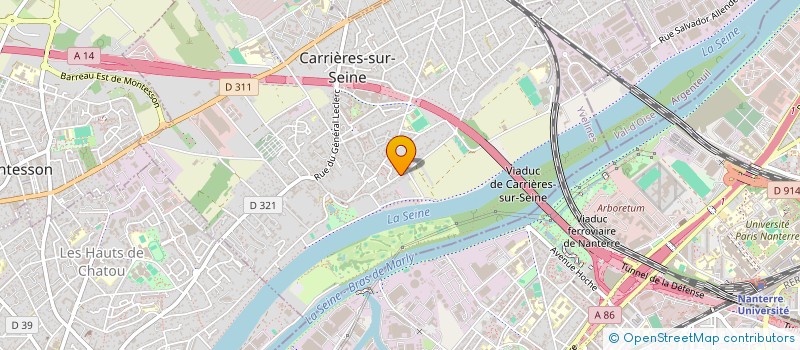 localisation de l'entreprise MONSIEUR NICOLAS NICOLAS  CARRIERES-SUR-SEINE