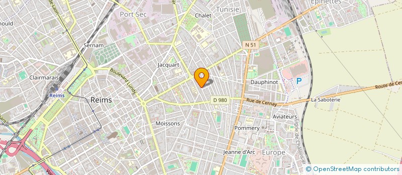 localisation de l'entreprise MONSIEUR NICOLAS NICOLAS BURGAIN  REIMS