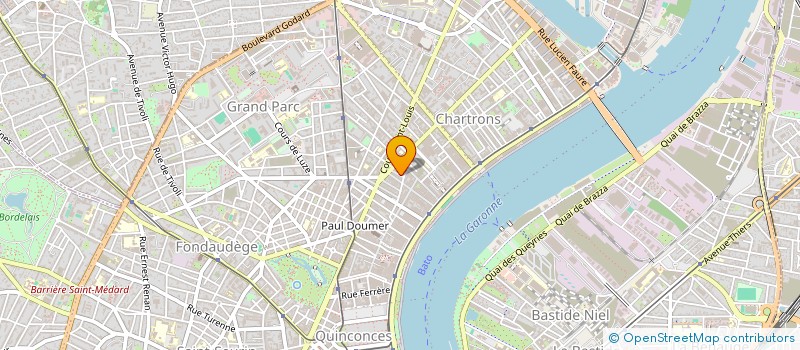 localisation de l'entreprise MONSIEUR NICOLAS NICOLAS MATHIEUX  BORDEAUX