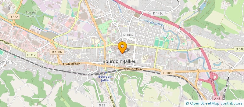 localisation de l'entreprise MONSIEUR NICOLAS NICOLOPOULOS  BOURGOIN-JALLIEU