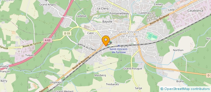 localisation de l'entreprise MONSIEUR NICOLAS NION  SAINT-VINCENT-DE-TYROSSE