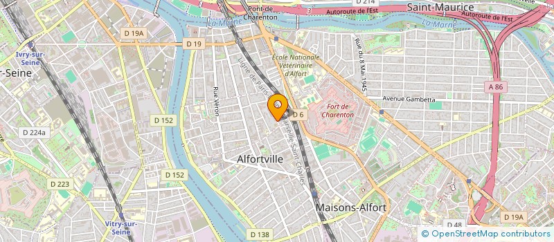 localisation de l'entreprise MONSIEUR NICOLAS NODARIAN  ALFORTVILLE