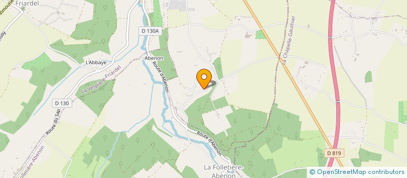localisation de l'entreprise MONSIEUR NICOLAS NOEL à LA VESPIERE-FRIARDEL