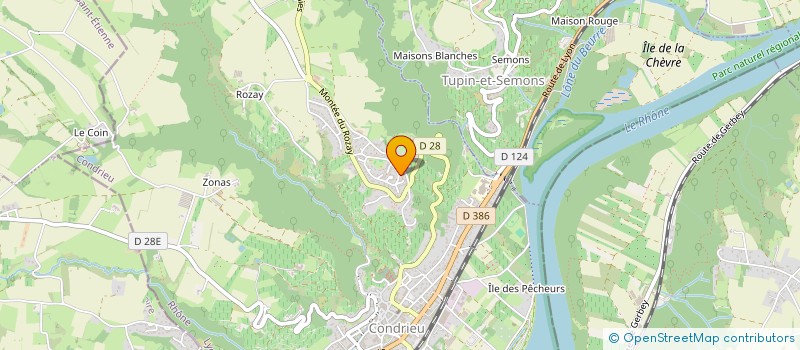 localisation de l'entreprise MONSIEUR NICOLAS NOGUES  CONDRIEU