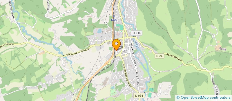 localisation de l'entreprise MONSIEUR NICOLAS NOIREL  GAN