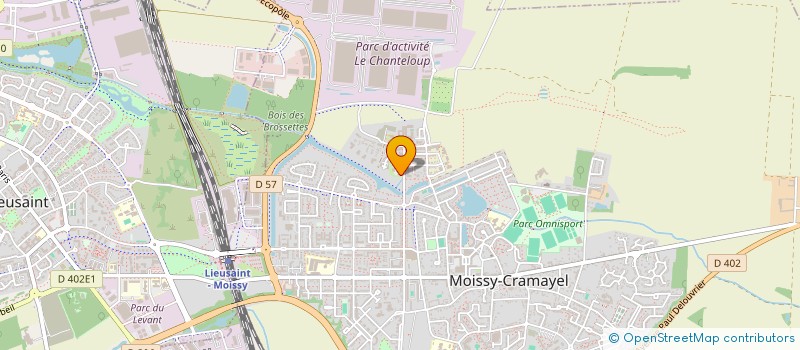 localisation de l'entreprise MONSIEUR NICOLAS NOMERTIN  MOISSY-CRAMAYEL