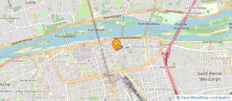 localisation de l'entreprise MONSIEUR NICOLAS NONY à TOURS