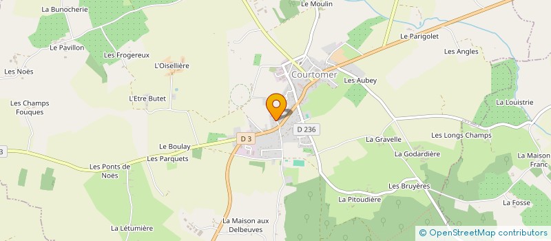 localisation de l'entreprise MONSIEUR NICOLAS NORMAND à COURTOMER