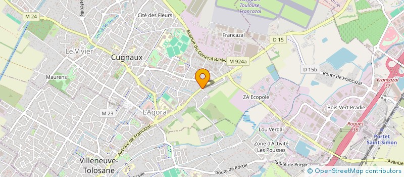 localisation de l'entreprise MONSIEUR NICOLAS NOSARD  CUGNAUX