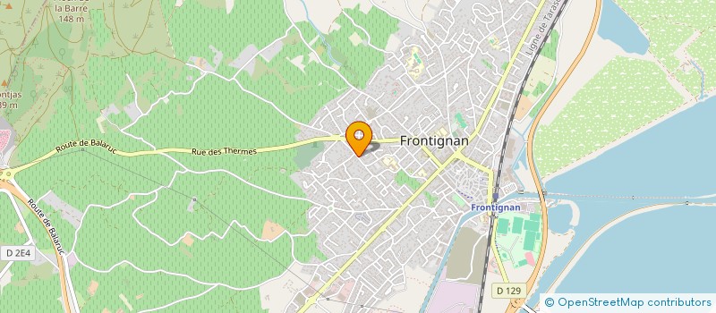 localisation de l'entreprise MONSIEUR NICOLAS NOUGUIER à FRONTIGNAN