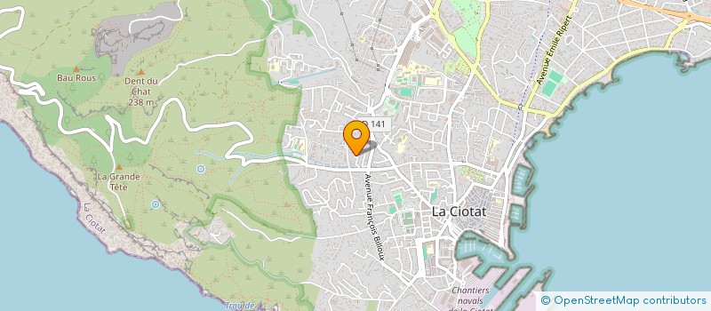 localisation de l'entreprise MONSIEUR NICOLAS NOULIN  LA CIOTAT