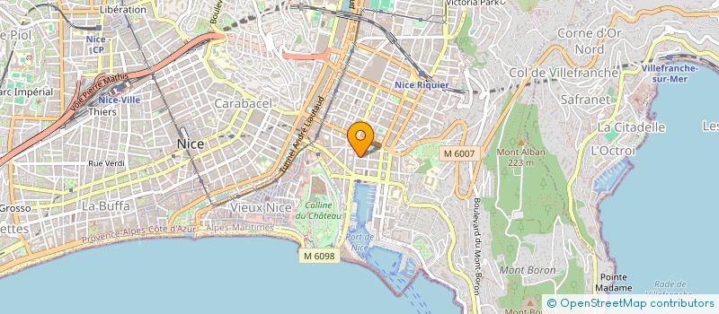 localisation de l'entreprise MONSIEUR NICOLAS NOURRY à NICE