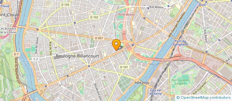 localisation de l'entreprise MONSIEUR NICOLAS NOUYRIGAT à BOULOGNE-BILLANCOURT