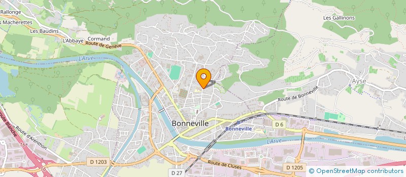 localisation de l'entreprise MONSIEUR NICOLAS NUCCIO  BONNEVILLE