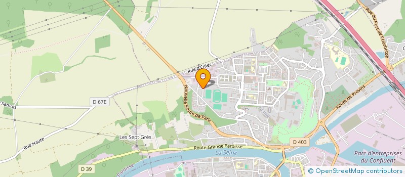 localisation de l'entreprise MONSIEUR NICOLAS NZAU KONGO  MONTEREAU-FAULT-YONNE