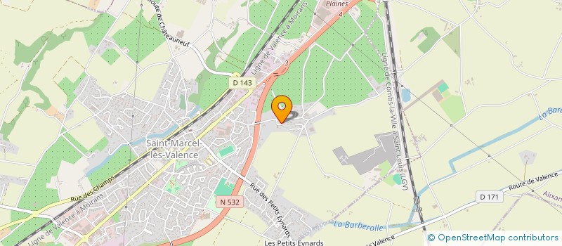 localisation de l'entreprise MONSIEUR NICOLAS OBOUSSIER  SAINT-MARCEL-LES-VALENCE