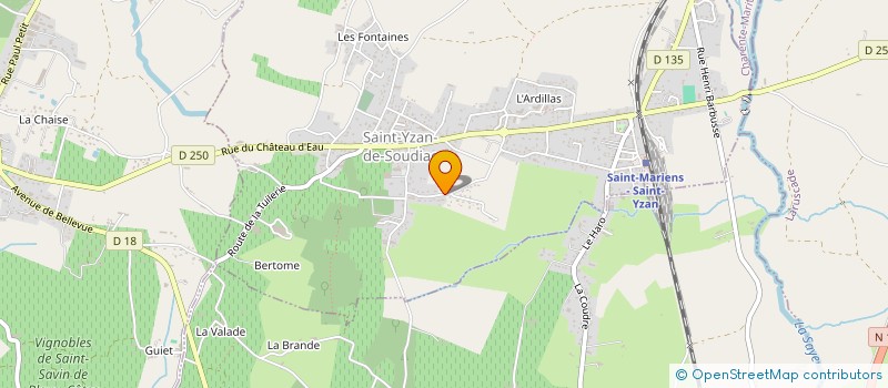 localisation de l'entreprise MONSIEUR NICOLAS OBOZIL  SAINT-YZAN-DE-SOUDIAC