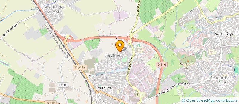 localisation de l'entreprise MONSIEUR NICOLAS OCCHIPINTI à ELNE