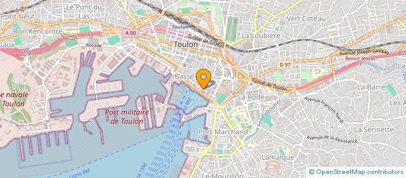 localisation de l'entreprise MONSIEUR NICOLAS OCCOLIER à TOULON