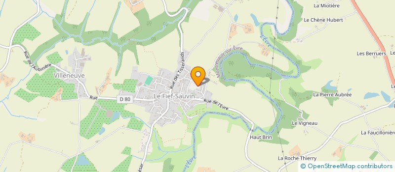 localisation de l'entreprise MONSIEUR NICOLAS OGERON  MAUGES-SUR-LOIRE