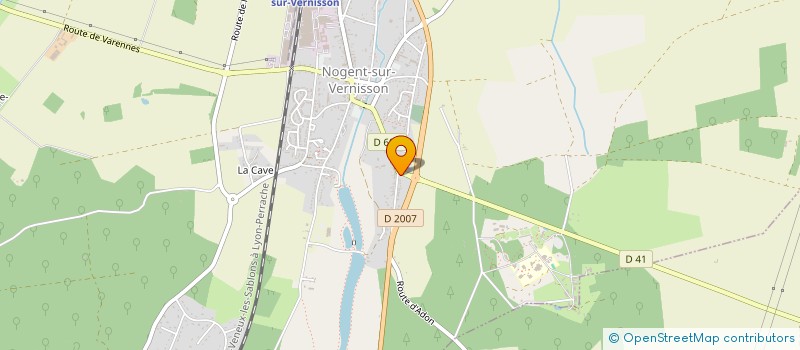 localisation de l'entreprise MONSIEUR NICOLAS OGIER à NOGENT-SUR-VERNISSON