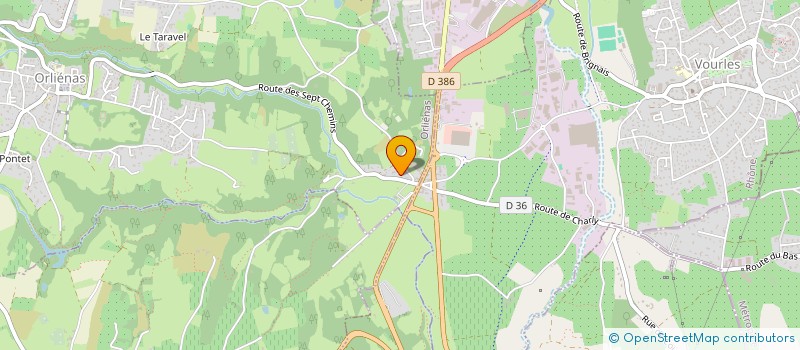 localisation de l'entreprise MONSIEUR NICOLAS OGNJENOVIC  ORLIENAS