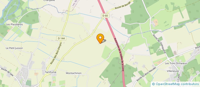 localisation de l'entreprise MONSIEUR NICOLAS OILLAUX  BRISSAC LOIRE AUBANCE