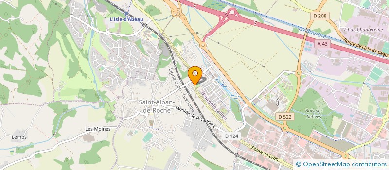 localisation de l'entreprise MONSIEUR NICOLAS OLIVE  SAINT-ALBAN-DE-ROCHE