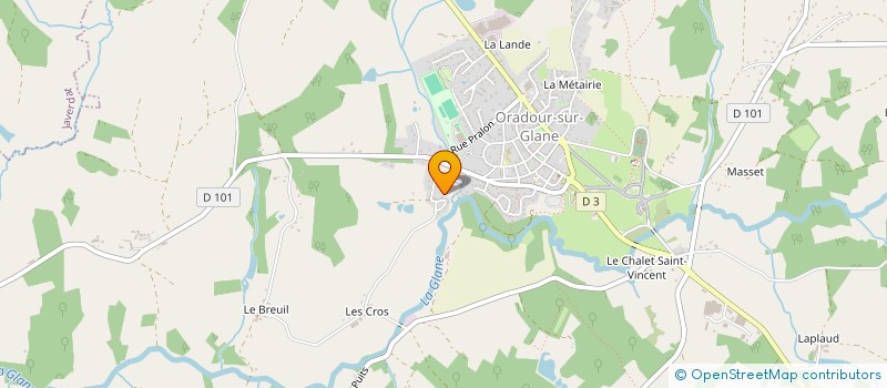 localisation de l'entreprise MONSIEUR NICOLAS OLIVIER à ORADOUR-SUR-GLANE