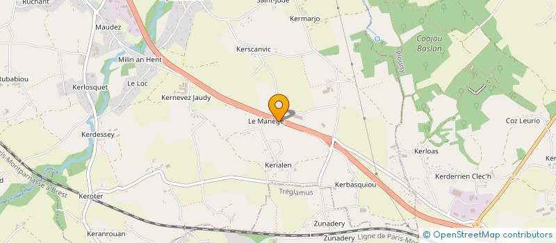localisation de l'entreprise MONSIEUR NICOLAS OLLIVIER  PEDERNEC