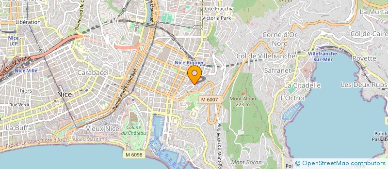 localisation de l'entreprise MONSIEUR NICOLAS ORAIN à NICE