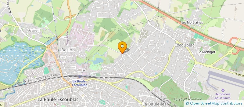 localisation de l'entreprise MONSIEUR NICOLAS OREVE à LA BAULE-ESCOUBLAC